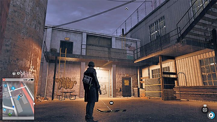 Punkt znajduje się na dachu bardzo wysokiego budynku, ale musisz rozpocząć u jego podstawy - Watch Dogs 2: Punkty badań 1-61, mapa, sekrety - Watch Dogs 2 - poradnik do gry