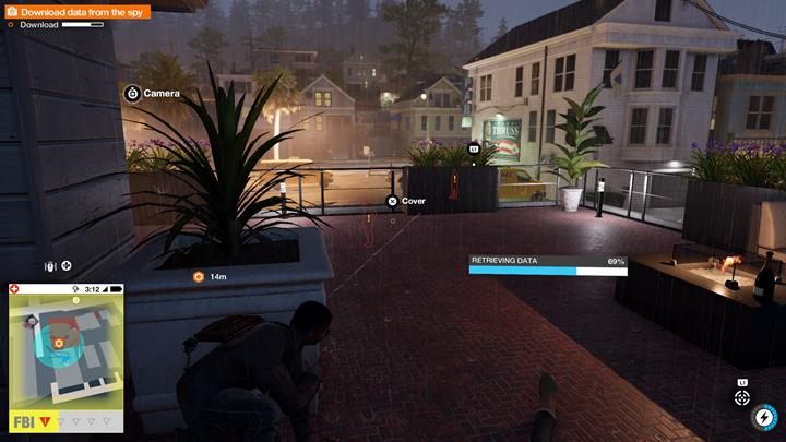 Na dachu będziesz bezpieczny - pojedynczych strażników szybko wyeliminujesz - Watch Dogs 2: Śledzeni, solucja, operacje główne - Watch Dogs 2 - poradnik do gry