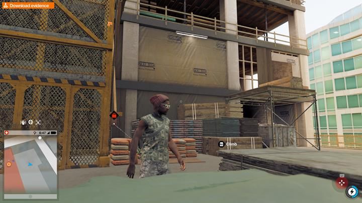 Wejdź do magazynu po prawej stronie rusztowania - Watch Dogs 2: Cała władza w ręce mas, solucja, operacje główne - Watch Dogs 2 - poradnik do gry