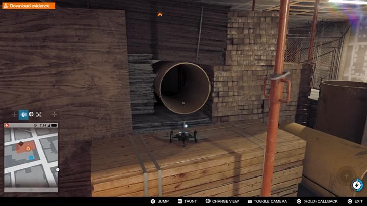 Przejedź przez rurę i odblokuj przejście Marcusowi - Watch Dogs 2: Cała władza w ręce mas, solucja, operacje główne - Watch Dogs 2 - poradnik do gry
