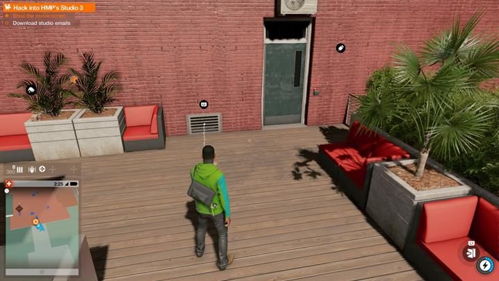 Po raz kolejny użyj szybu, by dotrzeć do pokoju z mailami - Watch Dogs 2: Cyberjazda, solucja, operacje główne - Watch Dogs 2 - poradnik do gry