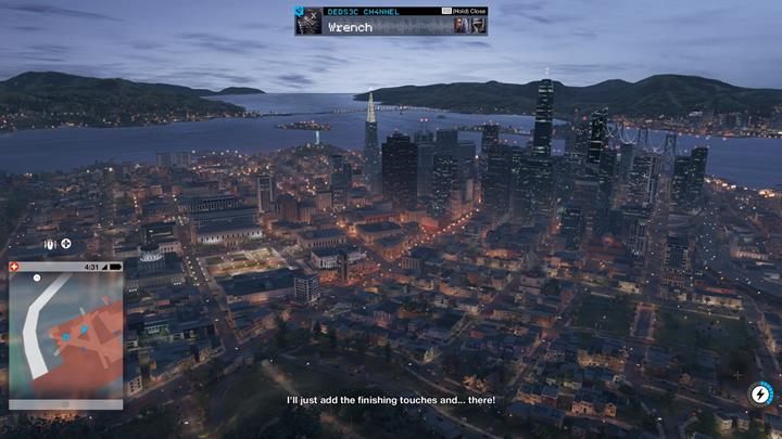 Po hakowaniu przemieść odbiornik w lewo, na wieżę - Watch Dogs 2: Haum czy Huam, solucja, operacje główne - Watch Dogs 2 - poradnik do gry