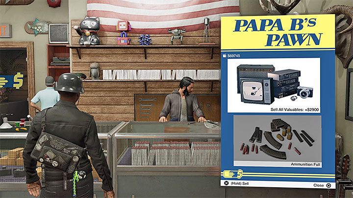 W lombardzie możesz pozbywać się odnajdywanych drobnych przedmiotów - Watch Dogs 2: Pieniądze, followersi - jak szybko zdobyć? Porady - Watch Dogs 2 - poradnik do gry