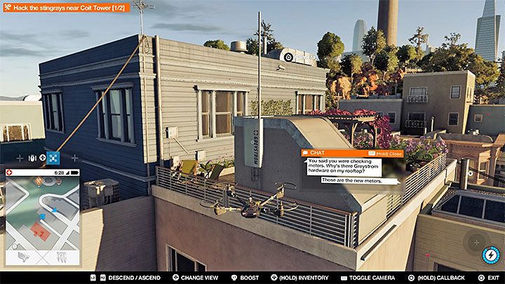 Jedna z nowych anten - podleć do nich quadkopterem - Watch Dogs 2: Skradzione sygnały (Stolen Signals), solucja, operacje poboczne - Watch Dogs 2 - poradnik do gry