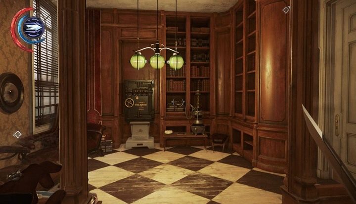 Sejf z zamkiem szyfrowym. - Sekrety | Misja 2 - Kraniec świata | Dishonored 2 - Dishonored 2 - poradnik do gry