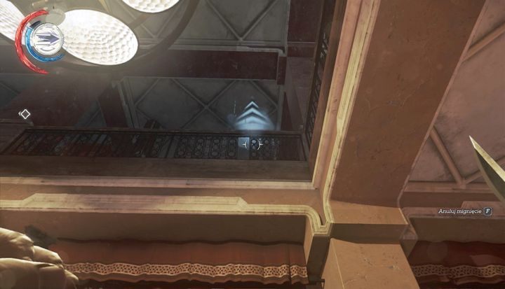 Użyj mignięcia, by dostać się na kolejne piętro. - Udaj się do biura dr. Hypatii | Misja 3 - Droga pani doktor | Dishonored 2 - Dishonored 2 - poradnik do gry
