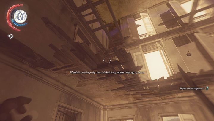 Wskocz na górę, by dostać się do Meagan. - Wejdź do posiadłości Aramisa Stiltona | Misja 6 - Dzielnica pyłu | Dishonored 2 - Dishonored 2 - poradnik do gry