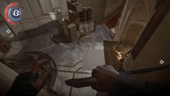 Idealne miejsce na zasadzkę. - Zdobądź ciało wicerewidenta Byrnea | Misja 6 - Dzielnica pyłu | Dishonored 2 - Dishonored 2 - poradnik do gry