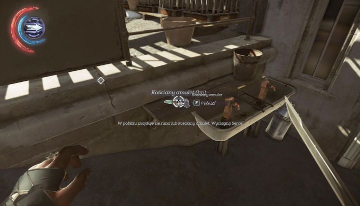 Kościany amulet znajduje się na dachu. - Sekrety | Misja 7 - Pęknięta tafla rzeczywistości | Dishonored 2 - Dishonored 2 - poradnik do gry