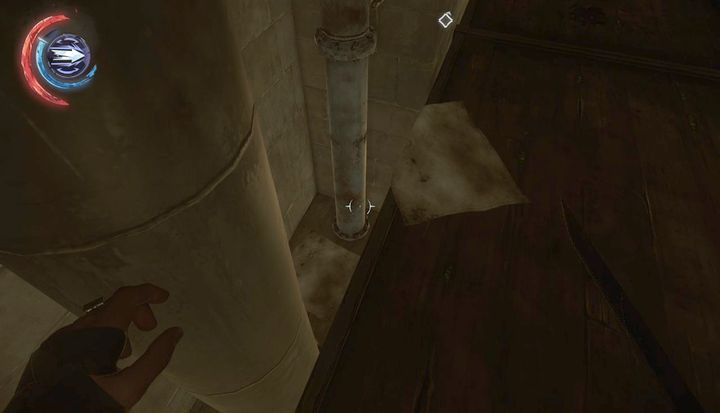 Wpadnij we wnękę, by dostać się do runy. - Dostań się do Dunwall Tower | Misja 9 - Śmierć cesarzowej | Dishonored 2 - Dishonored 2 - poradnik do gry