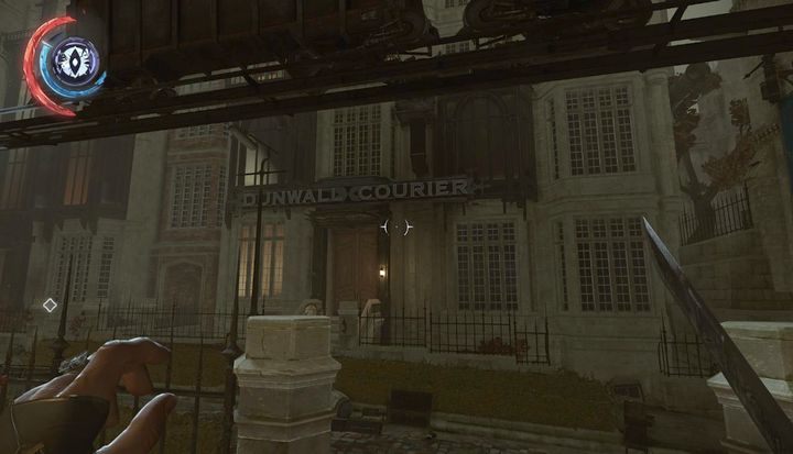 Dostań się do budynku Dunwallskiego Kuriera. - Znajdź wyjście z ulic Dunwall | Misja 9 - Śmierć cesarzowej | Dishonored 2 - Dishonored 2 - poradnik do gry