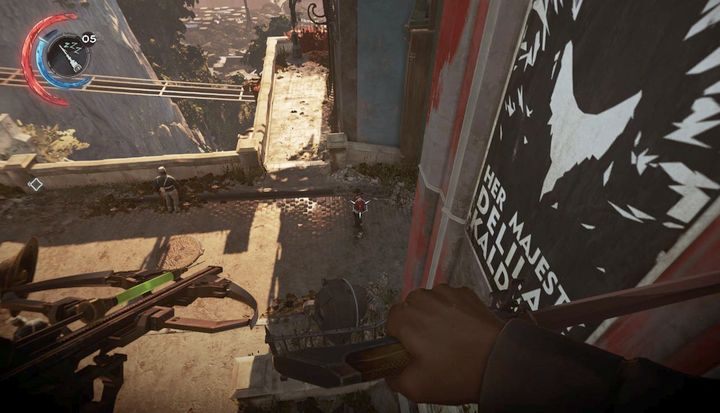 Trzech strażników w kilka sekund. - Dotrzyj do mechanicznej rezydencji | Misja 4 - Mechaniczna rezydencja - Dishonored 2 - poradnik do gry