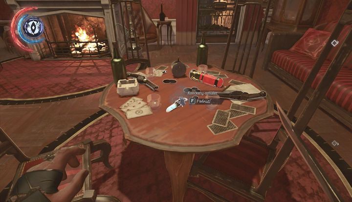 Amulet znajduje się na stoliku, na pierwszym piętrze. - Sekrety | Misja 5 - Cesarskie Konserwatorium | Dishonored 2 - Dishonored 2 - poradnik do gry