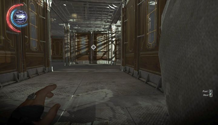 Przejdź do lewej strony jeżeli nie ma tam strażnika. - Uwolnij Antona Sokołowa | Misja 4 - Mechaniczna rezydencja | Dishonored 2 - Dishonored 2 - poradnik do gry