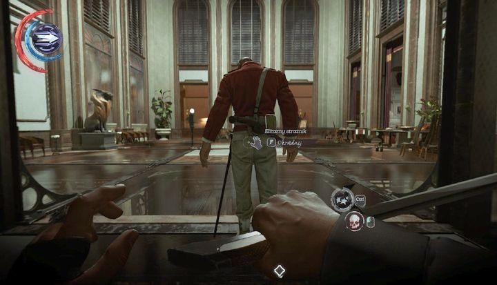 Pozbądź się strażnika na początku, a później udaj się na wprost. - Uwolnij Antona Sokołowa | Misja 4 - Mechaniczna rezydencja | Dishonored 2 - Dishonored 2 - poradnik do gry