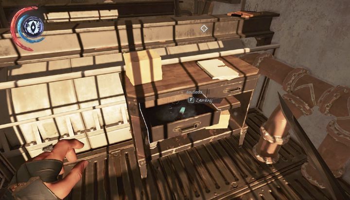 Amulet znajduje się w szufladzie. - Sekrety | Misja 4 - Mechaniczna rezydencja | Dishonored 2 - Dishonored 2 - poradnik do gry