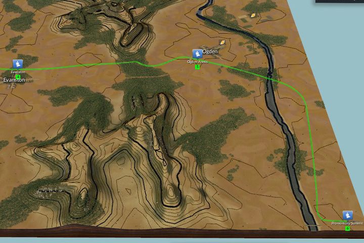 Połącz miasta Everstone i Ogden, a następnie z ostatnią stacją Promontory Summit - Misja 1 - Dziki Zachód w Transport Fever - Transport Fever - poradnik do gry