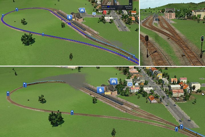 Większe stacje z punktem wejścia i wyjścia - Tworzenie zaawansowanych trakcji kolejowych w Transport Fever - Transport Fever - poradnik do gry