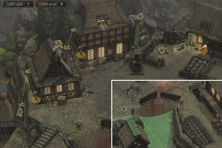 Teraz czas wejść do wioski - Misja 7 - Wioska Suganuma - Shadow Tactics: Blades of the Shogun - poradnik do gry