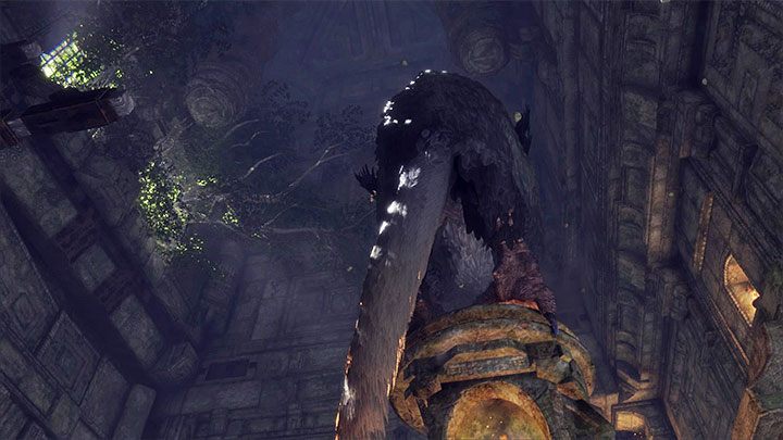 Złap się ogona Trico - Rozwiązanie zagadki z dzbanem z niebieską cieczą | The Last Guardian - The Last Guardian - poradnik do gry