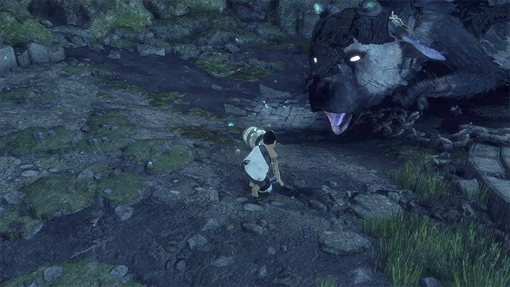 Przynieś Trico beczkę - Oswobodzenie Trico | The Last Guardian - The Last Guardian - poradnik do gry