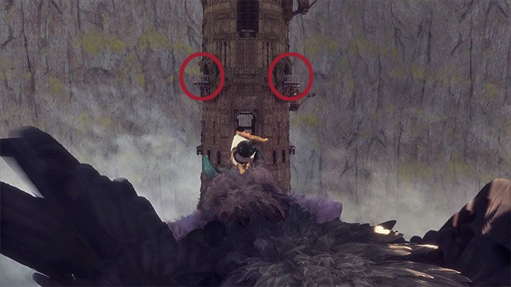 W wieży znajduje się kolejna dźwignia - Dotarcie do najwyższej wieży - The Last Guardian - poradnik do gry