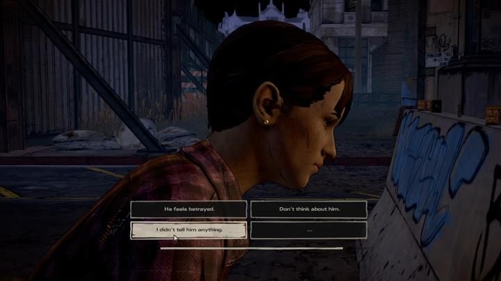 Wraz z Kate uciekacie ze strzeżonego obszaru - Rozdział 2 - Across the water | Epizod 4 - Thicker than Water - The Walking Dead: The Telltale Series - A New Frontier - poradnik do gry