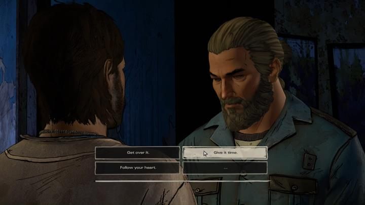 Po chwili, Tripp opowie ci o swojej kłótni z Eleanore - Rozdział 2 - Across the water | Epizod 4 - Thicker than Water - The Walking Dead: The Telltale Series - A New Frontier - poradnik do gry