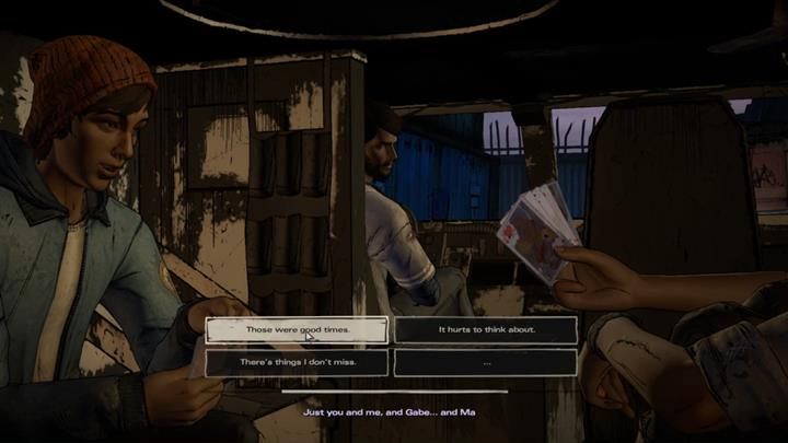 Po wstawce, rozpoczniesz rozmowę z Kate - Rozdział 6 - The Price of Justice | Epizod 4 - Thicker than Water - The Walking Dead: The Telltale Series - A New Frontier - poradnik do gry