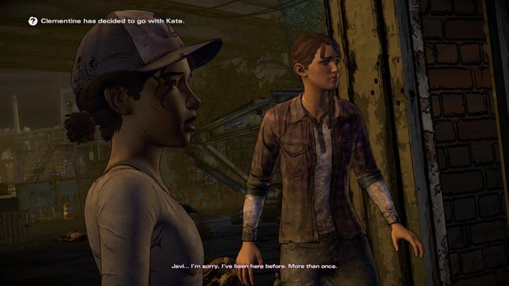Czwarty wybór jest determinowany przez twoje wcześniejsze wybory - Ważne wybory | Epizod 5 - From the Gallows - The Walking Dead: The Telltale Series - A New Frontier - poradnik do gry
