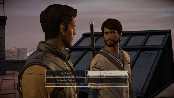 Po wyborze, czeka cię dalszy dialog z Davem - Rozdział 3 - Family Values | Epizod 5 - From the Gallows - The Walking Dead: The Telltale Series - A New Frontier - poradnik do gry
