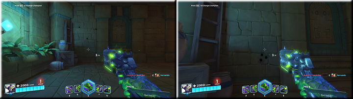 Aby uniknąć ogromnego rozrzutu pocisków, korzystaj z Defiance będąc blisko wroga. - Androxus - opis bohatera i taktyki | Bohaterowie w Paladins - Paladins: Champions of the Realm - poradnik do gry