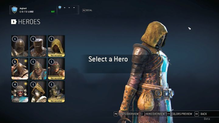 Peacekeeper na ekranie wyboru postaci. - Rozjemca (Peacekeeper) w For Honor - For Honor - poradnik do gry