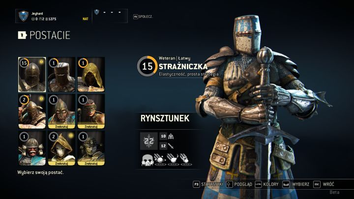 Postaraj się przetestować wszystkie dostępne w grze klasy postaci. - Walka w For Honor | Porady - For Honor - poradnik do gry