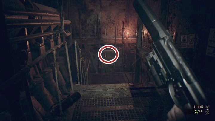 W tej skrzynce odnajdziesz ostatnią monetę w grze - Resident Evil 7: Wrak statku - mapa, sekrety - Resident Evil 7 - poradnik, solucja