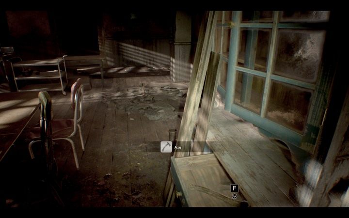 Siekiera w zamkniętej szufladzie w kuchni - Resident Evil 7: Beginning Hour - Dobre zakończenie (True Ending) - Resident Evil 7 - poradnik, solucja