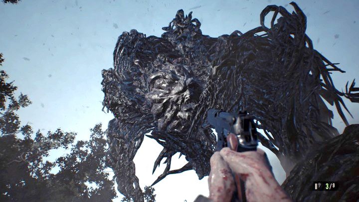 Przeobrażona forma Eveline - jak na bossa nie powinna stanowić dla ciebie dużego wyzwania - Resident Evil 7: Kopalnia soli (Salt Mine) - solucja - Resident Evil 7 - poradnik, solucja