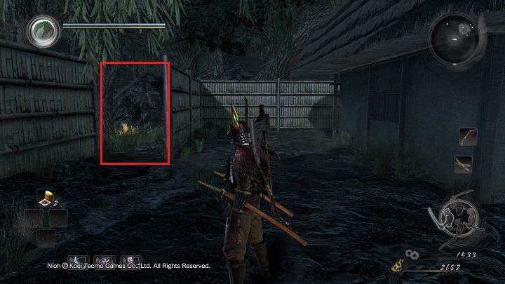 Zwróć uwagę na przejście widoczne po lewej - NiOh: Wyspa Demonów cz.1 (Isle of Demons) - solucja, opis przejścia - NiOh - poradnik do gry
