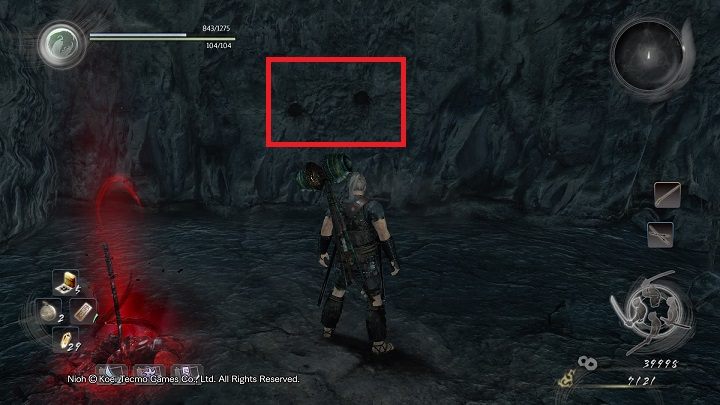 W tym miejscu ukrywa się też drugi Nurikabe - NiOh: Głęboko w ciemności (Deep in the Shadows) - solucja, opis przejścia - NiOh - poradnik do gry