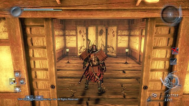 Zniszczenie parawanu spowoduje odblokowanie wyjścia - NiOh: Ucieczka z Igi - solucja, opis przejścia - NiOh - poradnik do gry