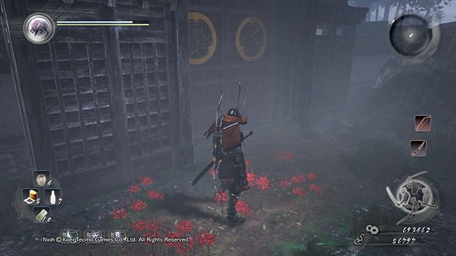 Po otwarciu bramy wejdziesz na dziedziniec - NiOh: Wspomnienia lilii śmierci - solucja, opis przejścia - NiOh - poradnik do gry