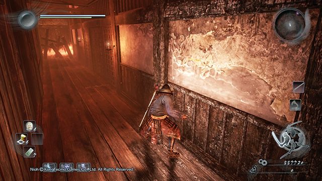 Za tymi drzwiami znajduje się boss - NiOh: Nieśmiertelny płomień - solucja, opis przejścia - NiOh - poradnik do gry