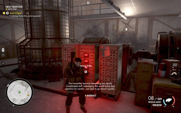 Druga opcja to sabotaż z wnętrza bunkra - Drugi dokument, antena i V działo w lokacji Obiekt Magazzeno | Sniper Elite 4 - Sniper Elite 4 - poradnik do gry