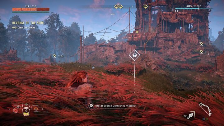 Po krótkim przerywniku filmowym zmieni się aktualny cel misji - Horizon Zero Dawn: Zemsta Nora (Revenge of the Nora) solucja - Horizon Zero Dawn - poradnik, solucja