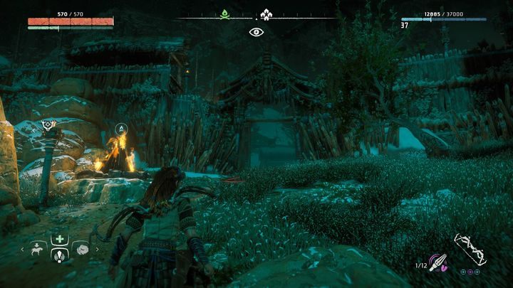 Manekiny znajdziesz tuż przed bramą do osady - Horizon Zero Dawn: Manekiny Żuwaczy - gdzie znajdę? - Horizon Zero Dawn - poradnik, solucja