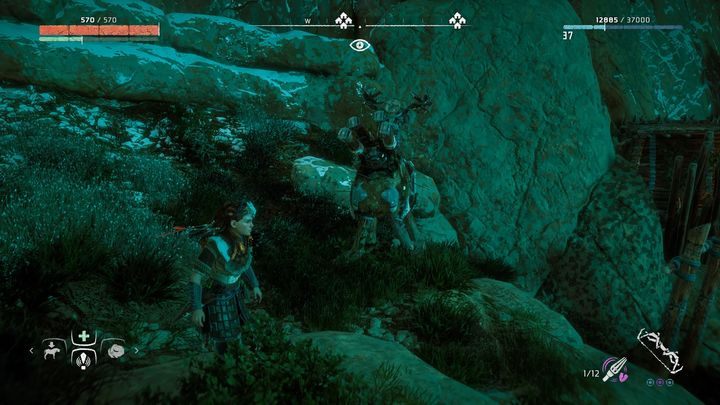 Jednego manekina znajdziesz po lewej od ogniska - Horizon Zero Dawn: Manekiny Żuwaczy - gdzie znajdę? - Horizon Zero Dawn - poradnik, solucja