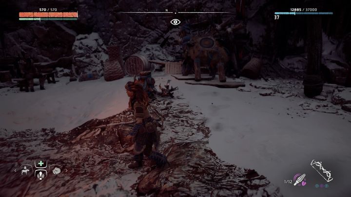 Manekina znajdziesz na górnym poziomie obozu - Horizon Zero Dawn: Manekiny Żuwaczy - gdzie znajdę? - Horizon Zero Dawn - poradnik, solucja