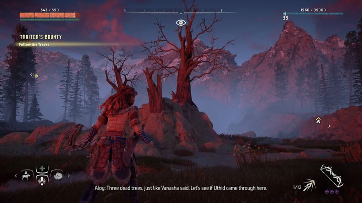 Udaj się do miejsca które wskazała Vanasha - Horizon Zero Dawn: Nagroda za zdrajcę (Traitors Bounty) | Solucja - Horizon Zero Dawn - poradnik, solucja
