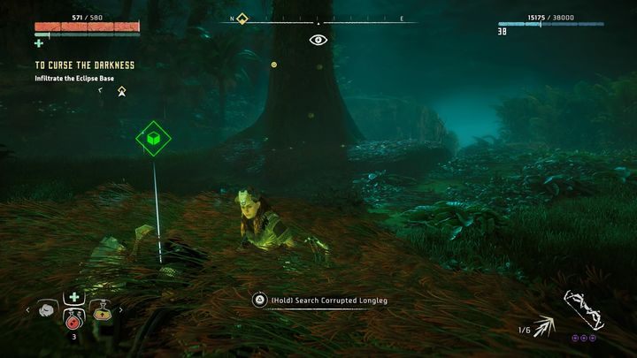 Twoim celem jest dostanie się do bazy kultystów - Horizon Zero Dawn: Na pohybel ciemności (To Curse the Darkness) solucja - Horizon Zero Dawn - poradnik, solucja
