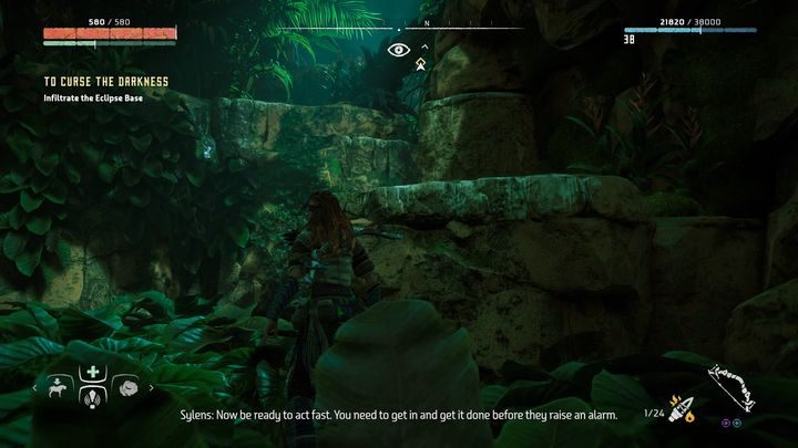 Ostatecznie trafisz do kolejnego zamkniętego obszaru - Horizon Zero Dawn: Na pohybel ciemności (To Curse the Darkness) solucja - Horizon Zero Dawn - poradnik, solucja